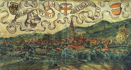 Freiburg und die Wiehre um 1580